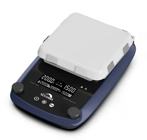 [512172019999] SCILOGEX SCI7-550H 7 x 7 in. Hotplate, ceramic-glass plate, 110V, with Timer 50/60Hz US Plug